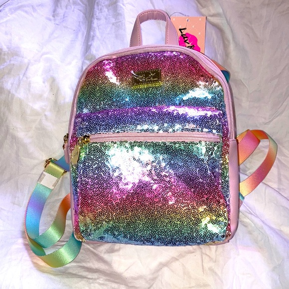 Betsey Johnson Handbags - Luv Betsey by Betsey Johnson mini sequin backpack